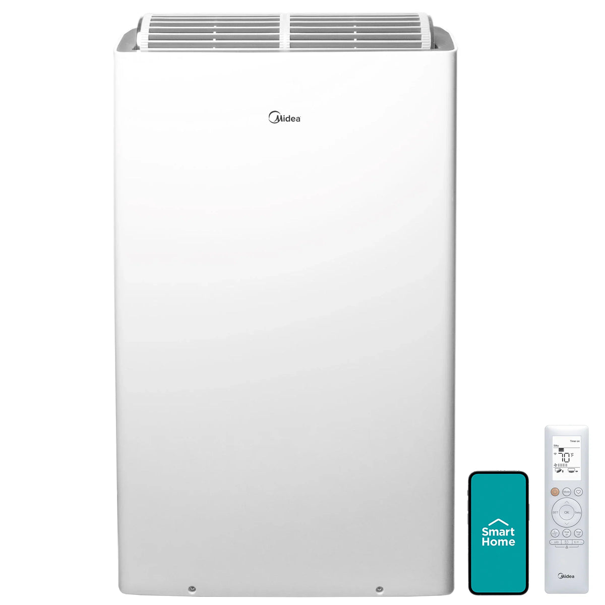 2026 NewMidea 12,000 BTU DUO Smart Inverter Portable Air Conditioner