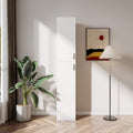 2026 NewSlim Tall Storage Cabinet,Pantry Cabinet with Doors Shelves Small Space for Kitchen Living Room Bathroom