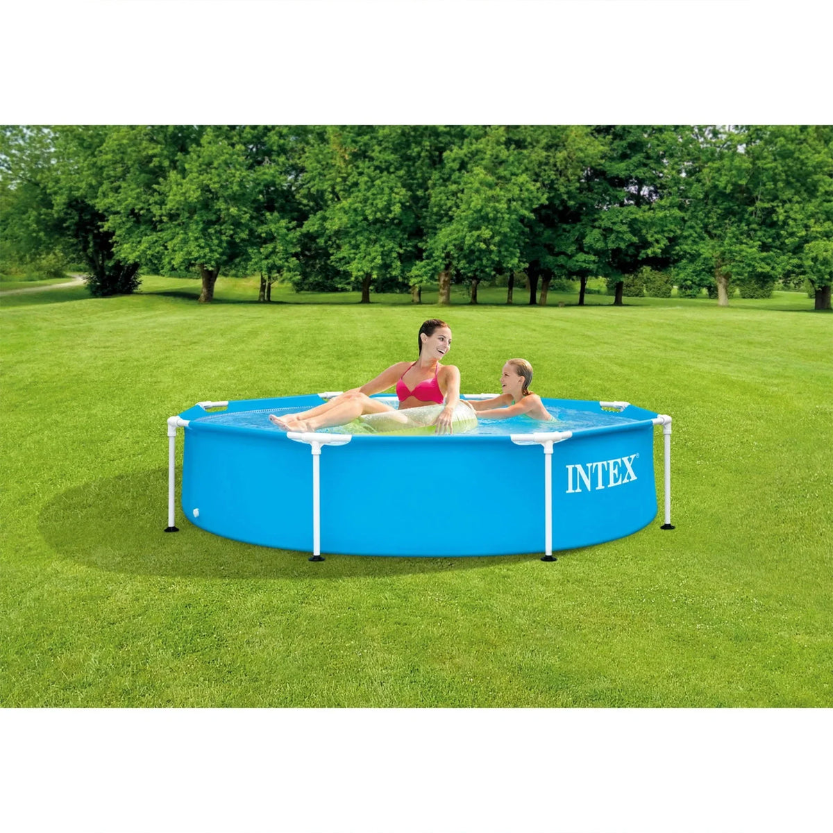 2026 NewIntex 28205EH 8' X 20" Rust Resistant Durable Steel Frame Swimming Pool