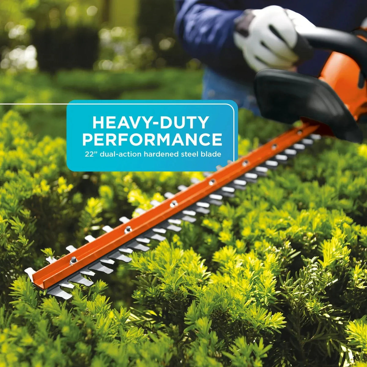 2026 NewBLACK+DECKER 20V Cordless Hedge Trimmer, 22-Inch, 1.5Ah, Battery and Charger Included