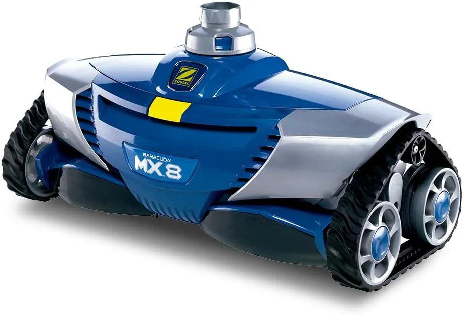 2026 Robot limpiador hidráulico Zodiac MX8 para piscinas enterradas de hasta 12 x 6 m.