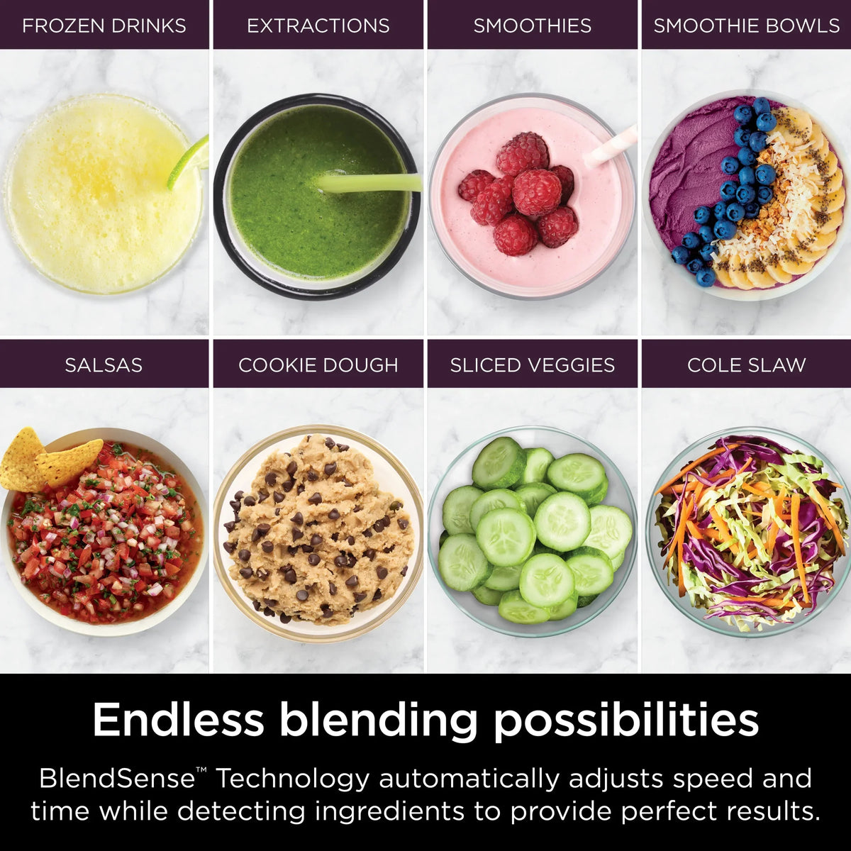 2026 NewNinja Detect Kitchen System Power Blender + Processor with Blend Sense Technology, Silver, TB400