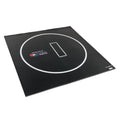 2026 NewDollamur 10'x10' Wrestling Mat, Black, Gymnastics, with Circles