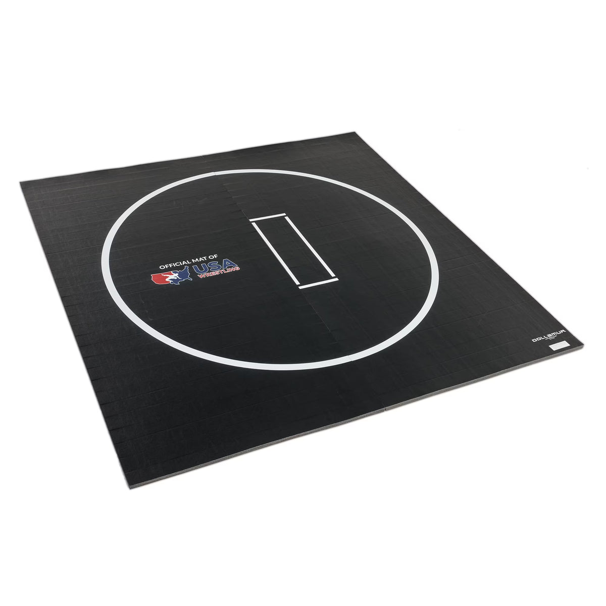 2026 NewDollamur 10'x10' Wrestling Mat, Black, Gymnastics, with Circles