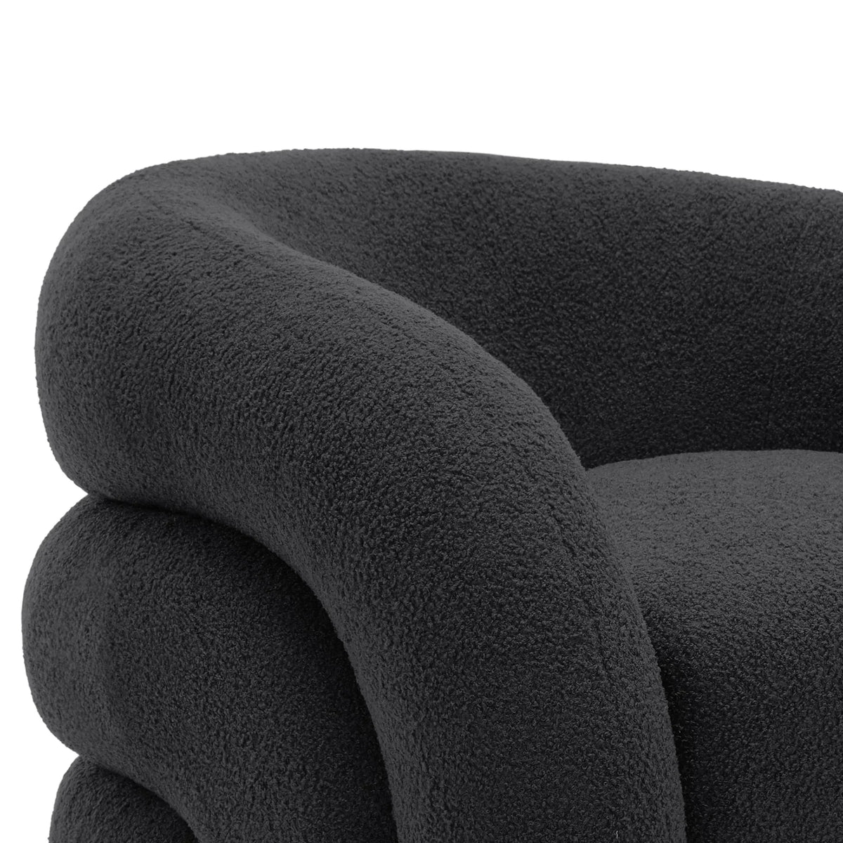 2026 New360" Swivel Accent Chair for Living Room, Boucle Barrel Armchair Single Sofa Chair Reading Chair, Sage Green