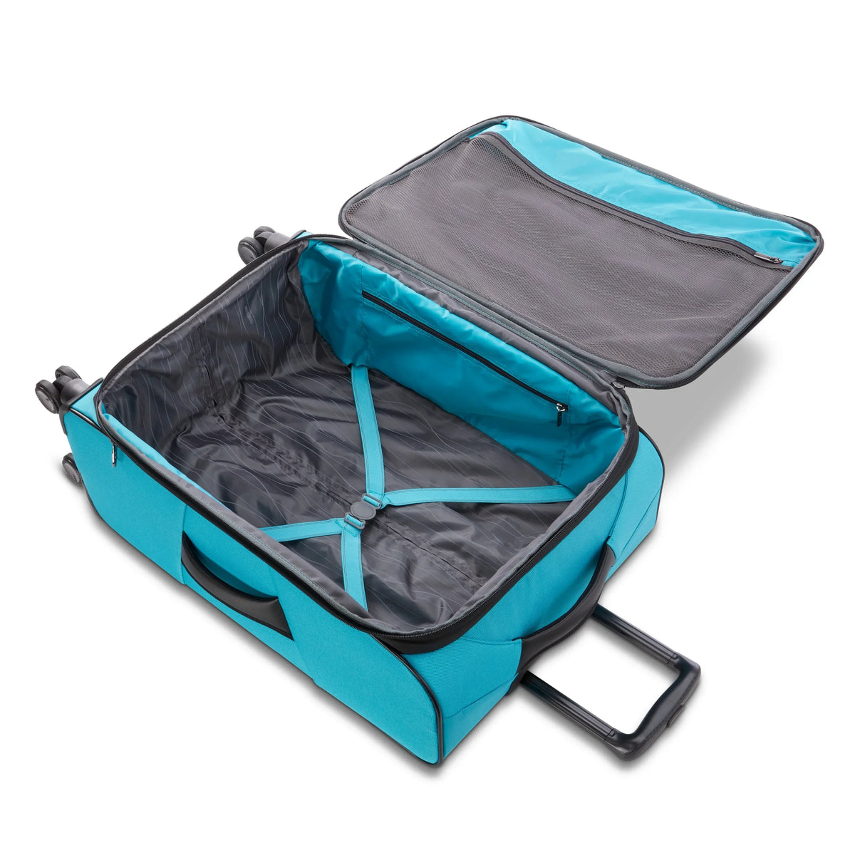 2026 NewAmerican Tourister X-Lite 3-Piece Luggage Set with Spinner Wheels - Light Grey
