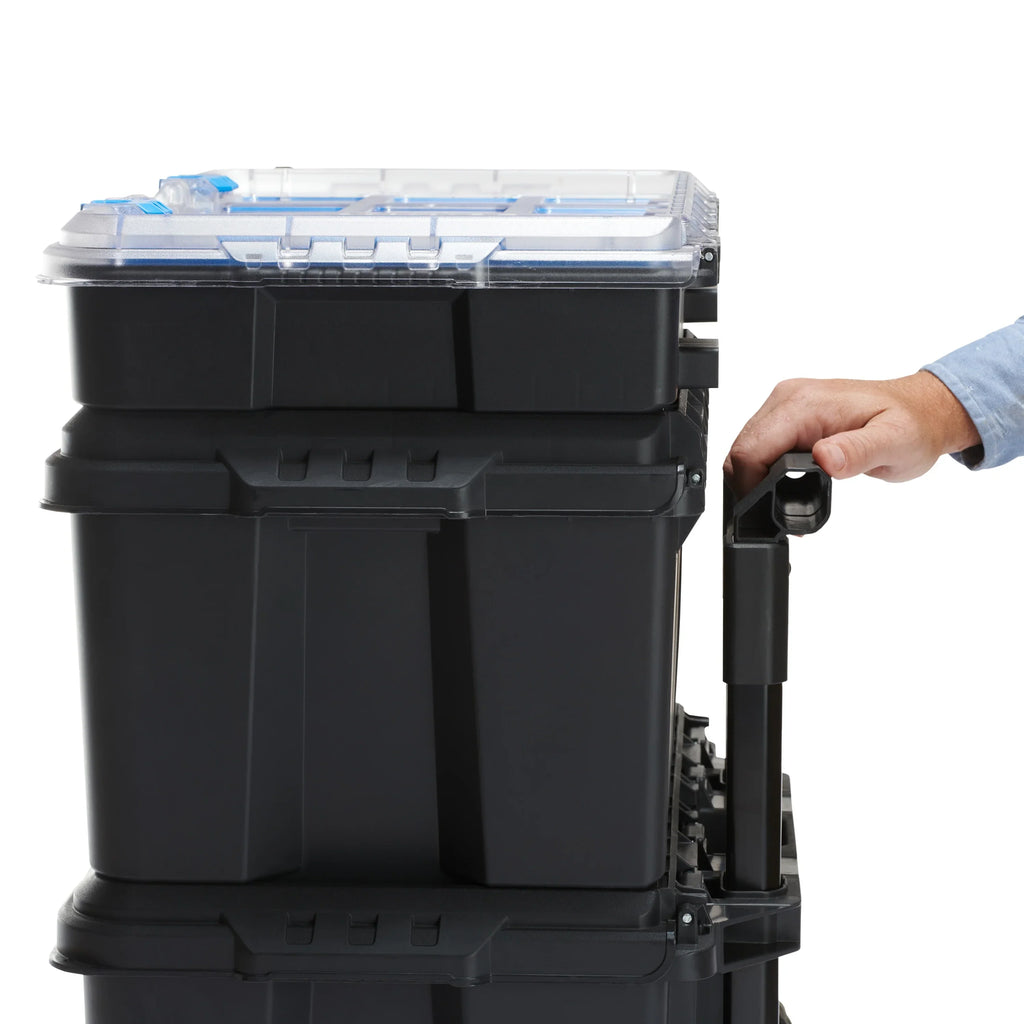 2026 NewHART Stack System, Mobile Tool Storage and Organization, Black & Blue