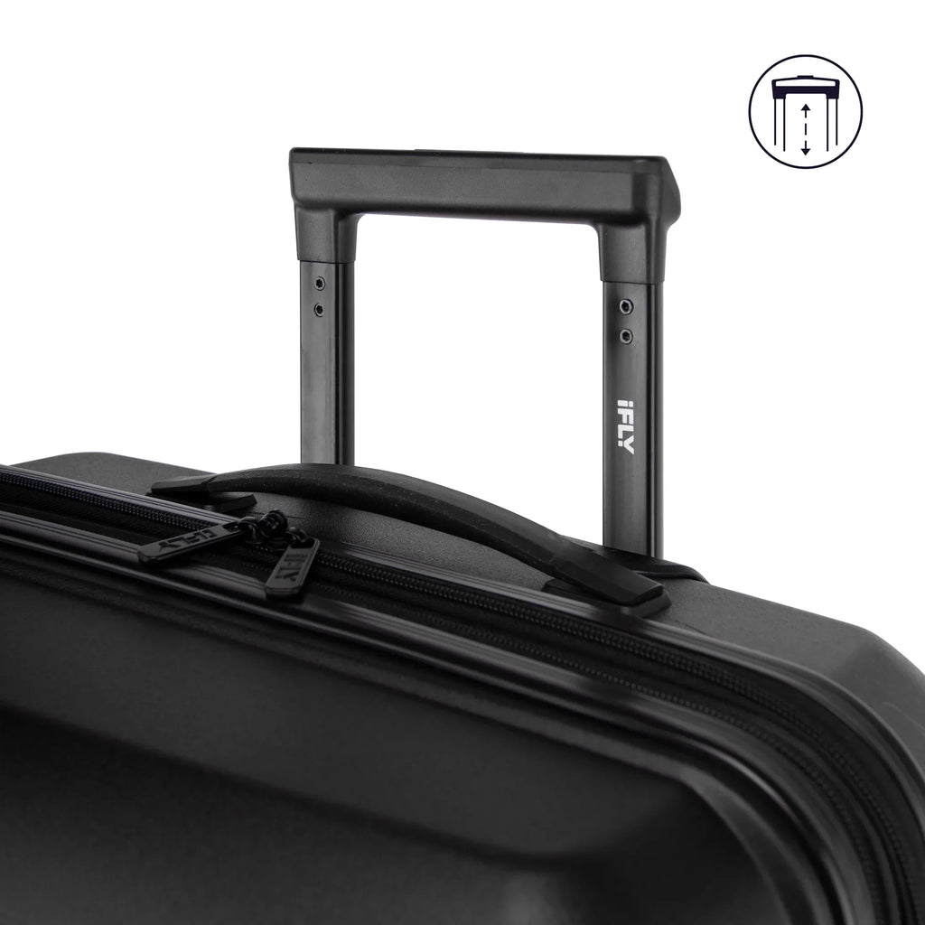 2026 New(2 pack) PUR by iFLY Hardside 28" Checked Luggage, Black