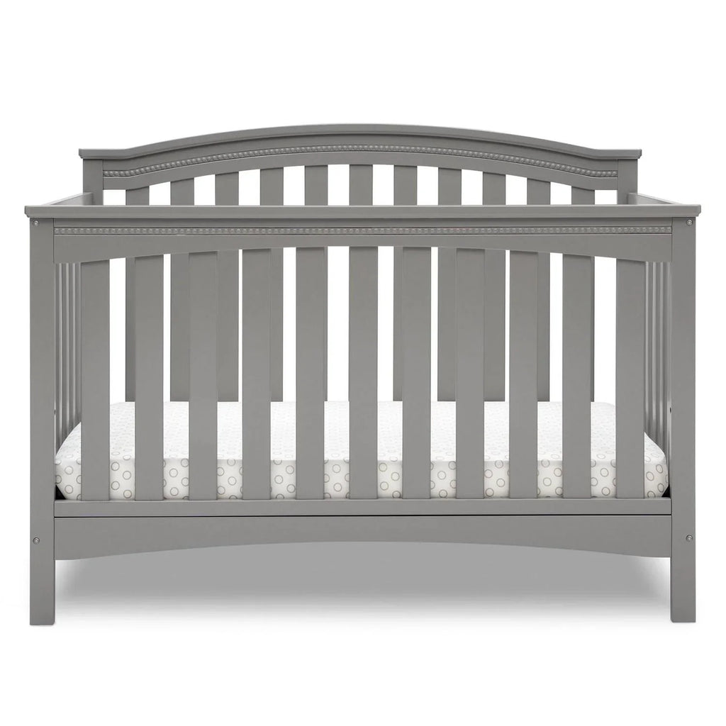 2026 NewDelta Children Waverly 6-in-1 Convertible Baby Crib. Grey