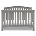 2026 NewDelta Children Waverly 6-in-1 Convertible Baby Crib. Grey