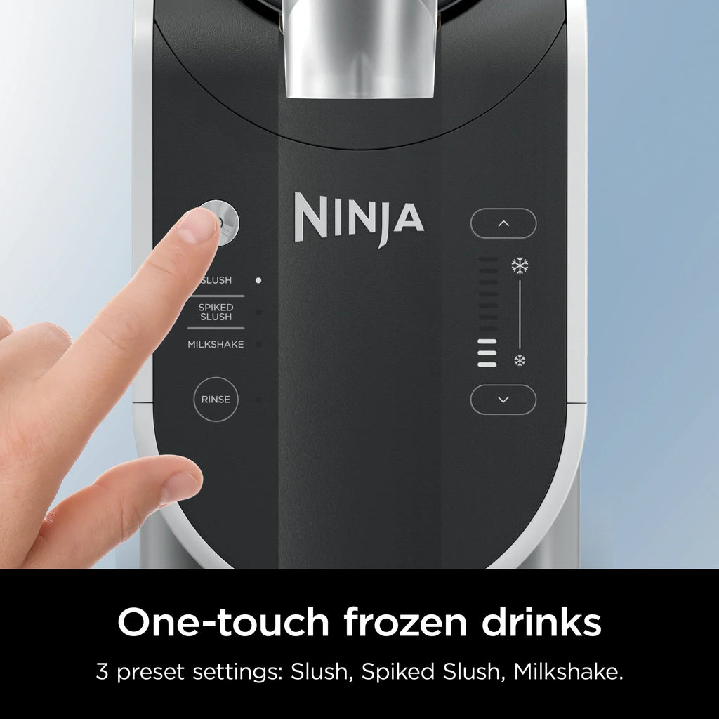 2026 NewNinja SLUSHi with RapidChill Technology, 72 oz. Frozen Drink & Slushie Machine, 3 Presets, Margaritas, Frappes, Dishwasher Safe, Gray, FS300