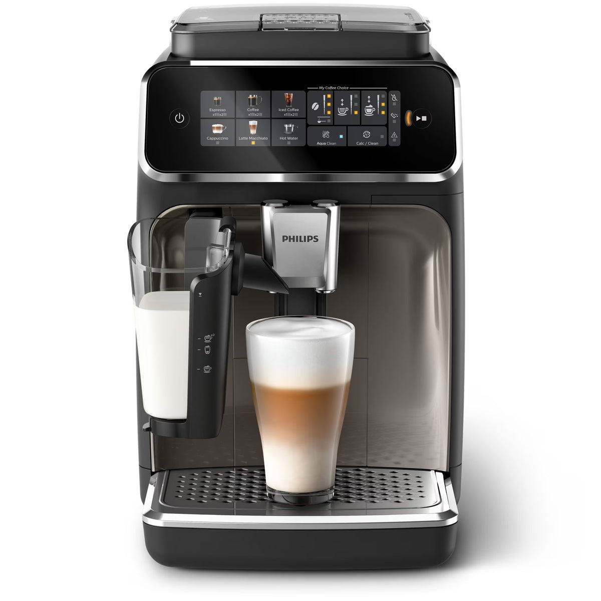 2026 NewPhilips 3300 Fully Automatic Espresso Machine with LatteGo Milk Frother, Black and Chrome