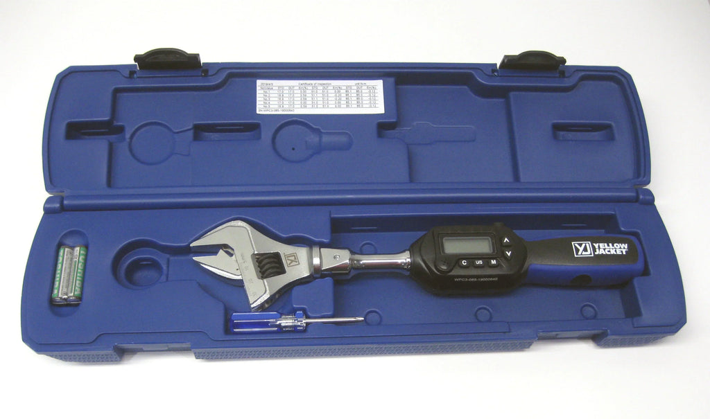 2026 NewYellow Jacket 60648 Digital Adjustable Torque Wrench 752 in-lb Torque 10.6 in