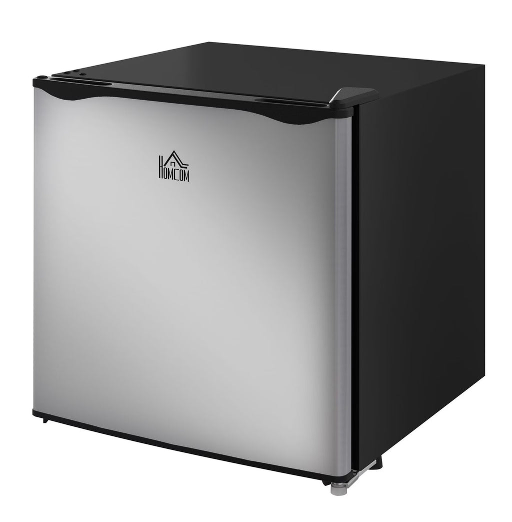 2026 NewMini Upright Freezer 1.1 Cu.Ft - Compact Silver Freezer, Removable Shelves, Low Noise, Adjustable Temperature - Ideal for Apartments, Dorms, Offices