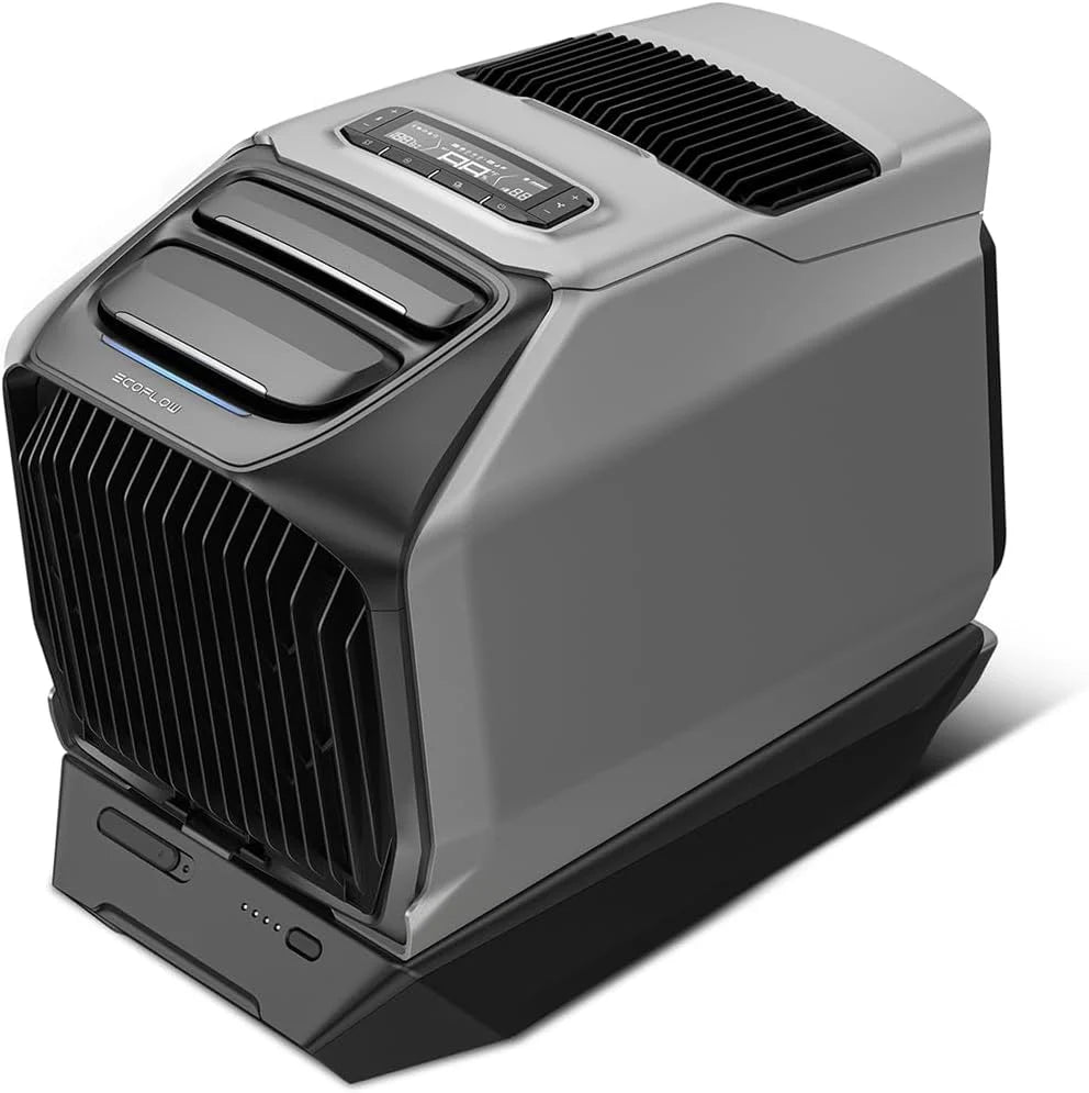 2026 EcoFlow WAVE 3 Climatizador portátil con batería extra de 1024 Wh, refrigeración 1800 W, calefacción 2000 W, autonomía de 8 h, control por app, para camping, autocaravanas, todoterrenos