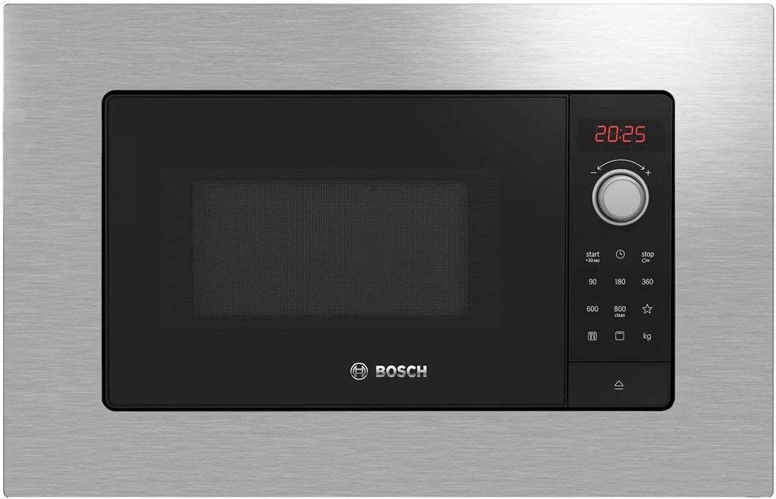 2026 Bosch, Microondas Integrable, Serie 2, Display LED, negro/inox, BEL623MS3