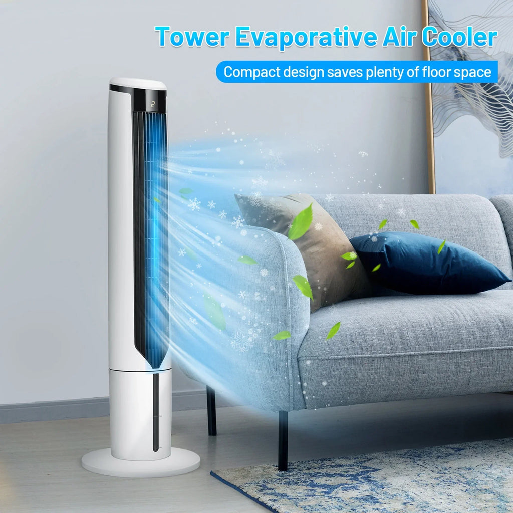 2026 NewGymax 41'' Tower Fan 3 in 1 Evaporative Air Cooler Humidifier w/ Remote Control