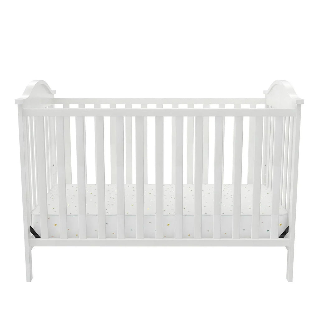2026 NewBaby Relax Adele 3-in-1 Convertible Crib. White