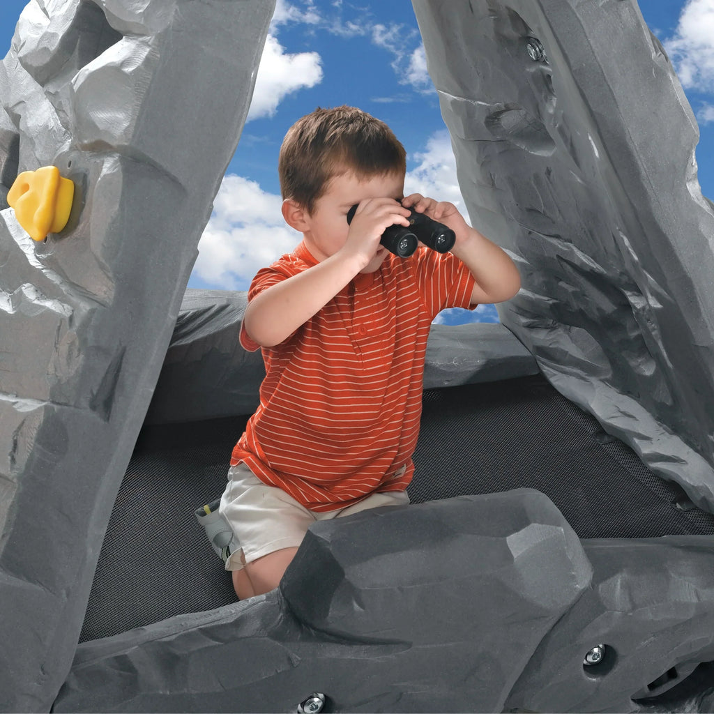 2026 NewStep2 Skyward Summit Rock Climbing Wall, Grey