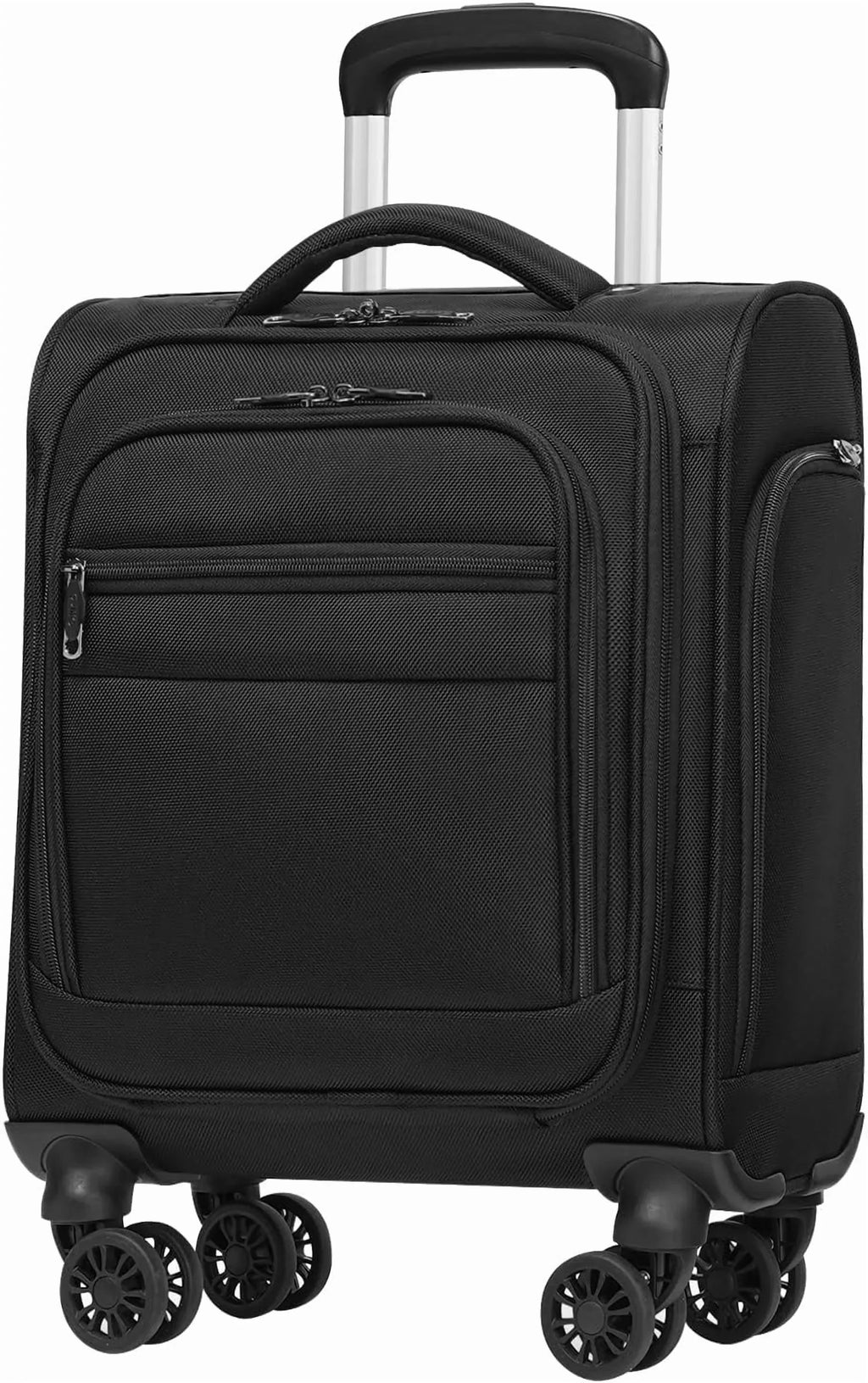 2026 NewUnderseat Carry On Luggage Softside Lightweight Rolling Travel Bag Spinner Suitcase