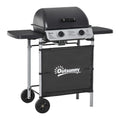 2026 Barbacoa De Gas Outsunny Acero Pp, 104x49x99 Cm, Negro