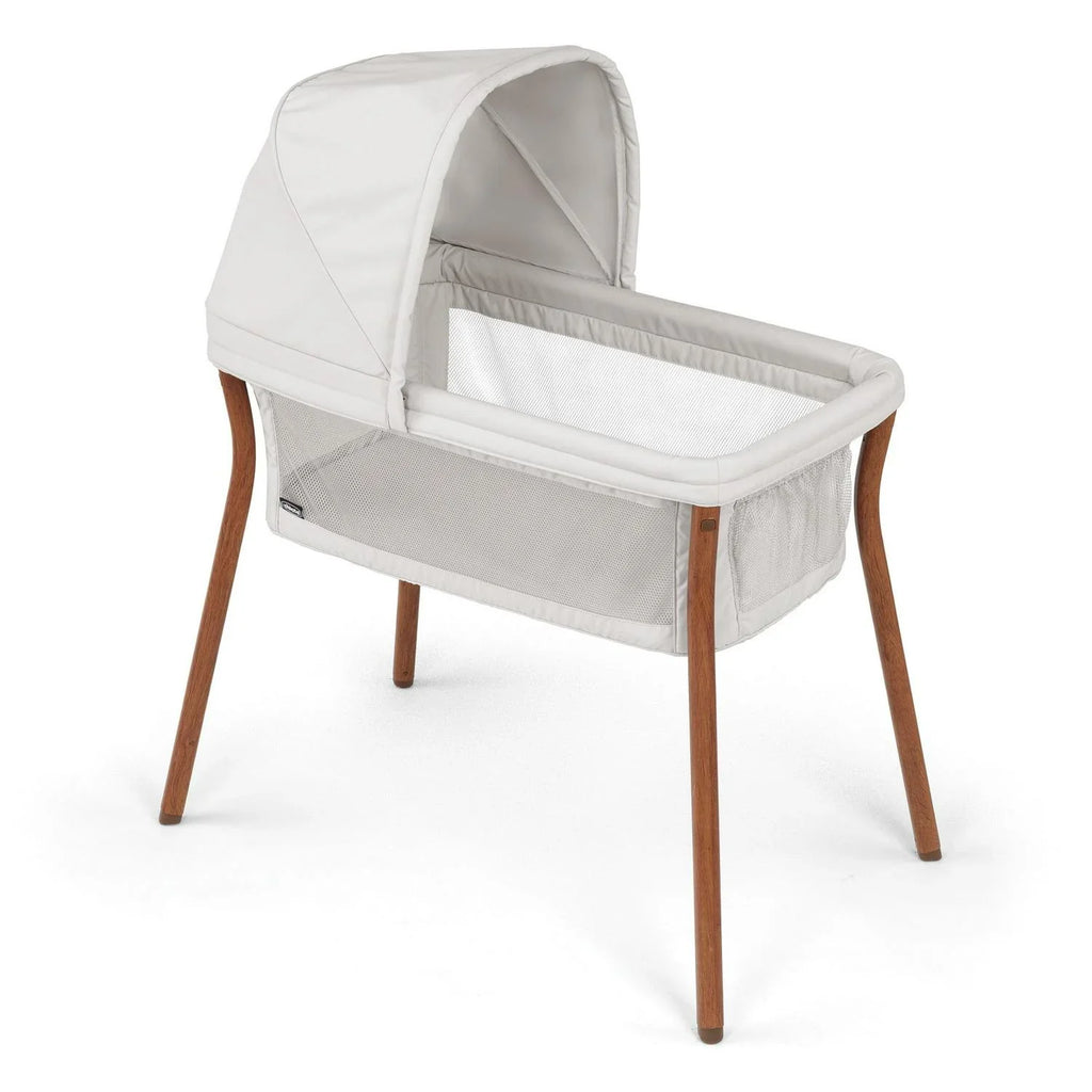 2026 NewChicco LullaGo Anywhere LE Portable Bedside Bassinet with Removable Canopy - Serene (Beige). New
