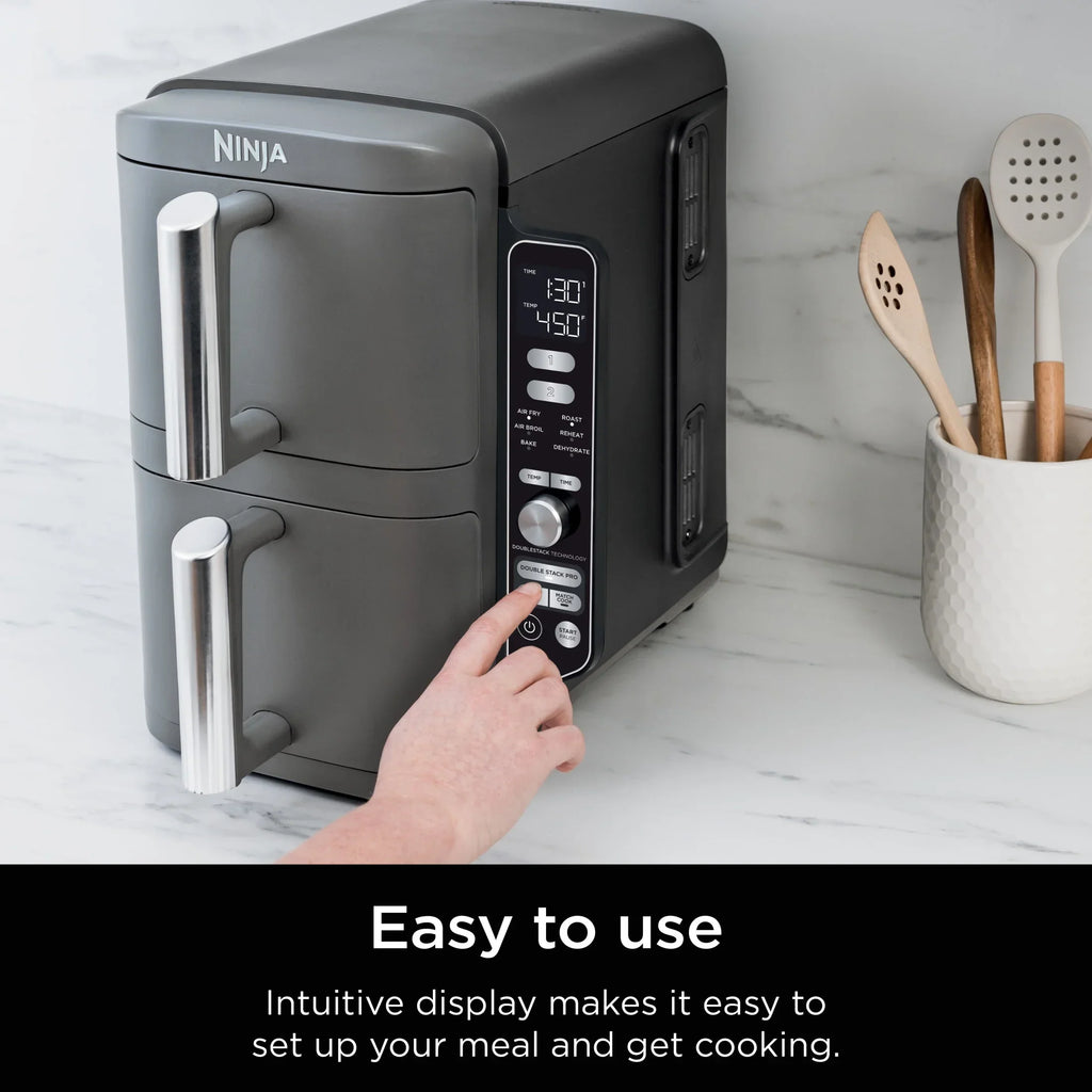 2026 NewNinja DoubleStack XL 10 QT 2-Basket Air Fryer