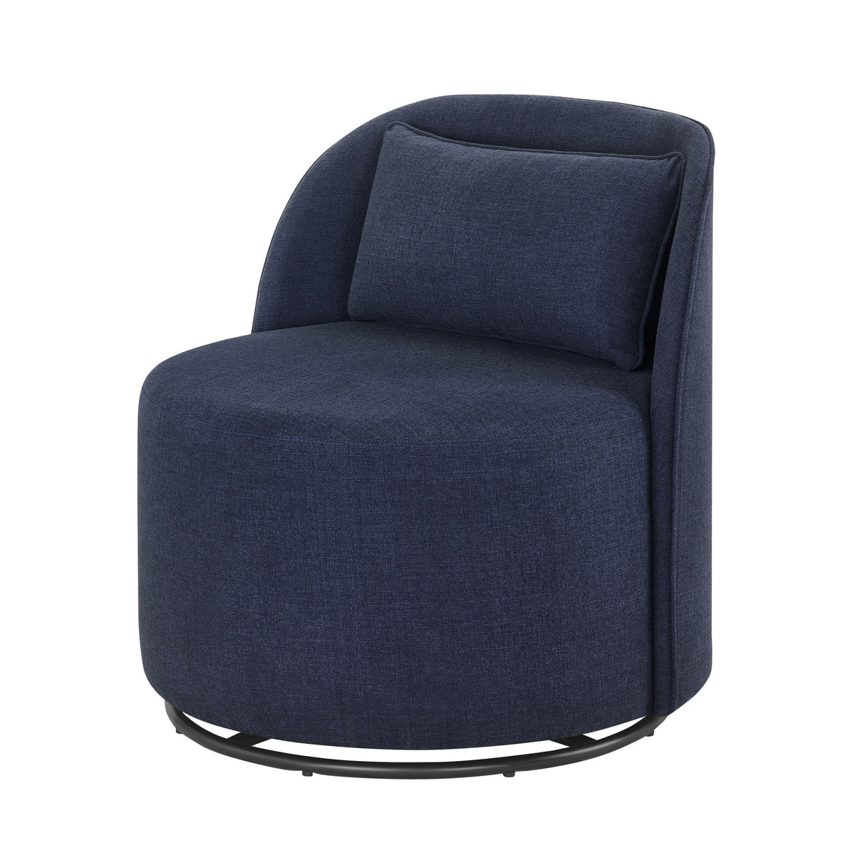 2026 NewBetter Homes & Gardens Juliet Modern Arch Swivel Accent Chair, Cream Boucle