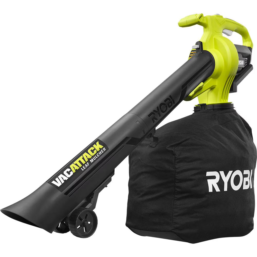 2026 NewRYOBI 40V Vac Attack Cordless Battery Leaf Vacuum/Mulcher (Tool Only)
