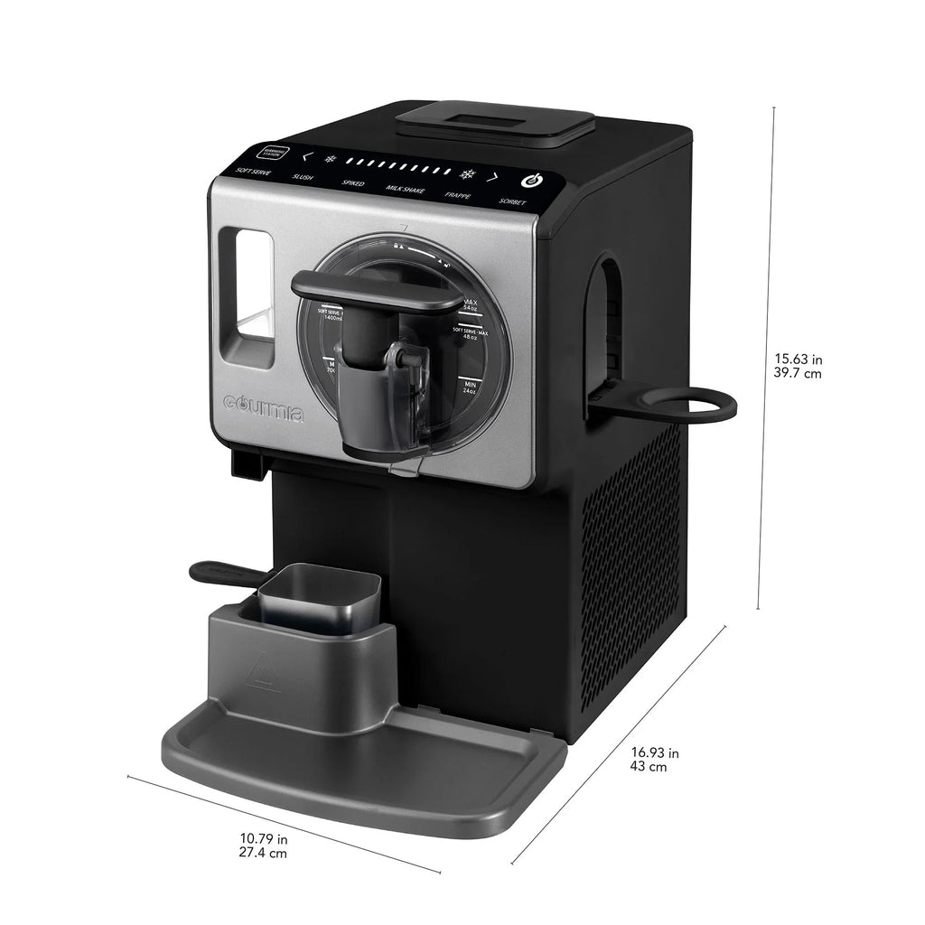 2026 NewGourmia 2 Quart Automatic Soft Serve Ice Cream and Frozen Drink Maker