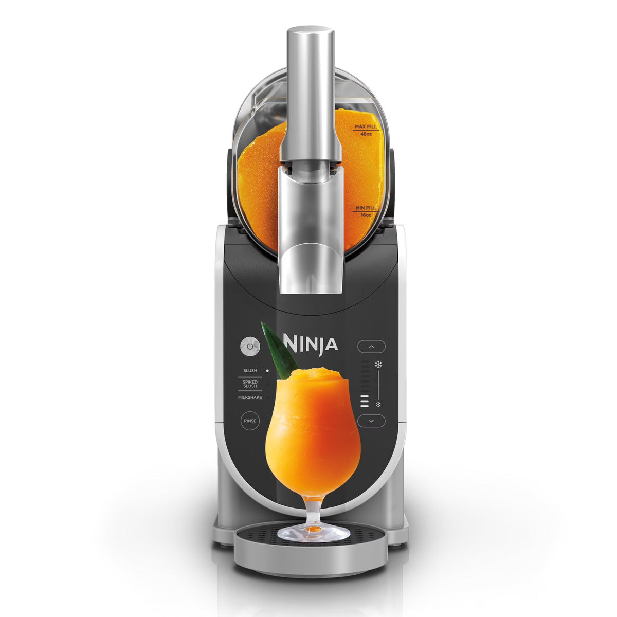 2026 NewNinja SLUSHi with RapidChill Technology, 72 oz. Frozen Drink & Slushie Machine, 3 Presets, Margaritas, Frappes, Dishwasher Safe, Gray, FS300