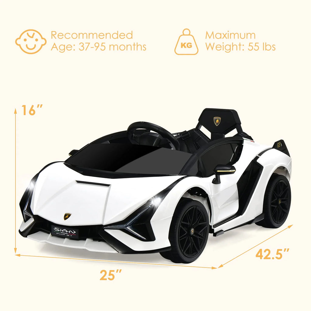 2026 Lamborghini Licenciado Eléctrico con Suspensión y Bluetooth