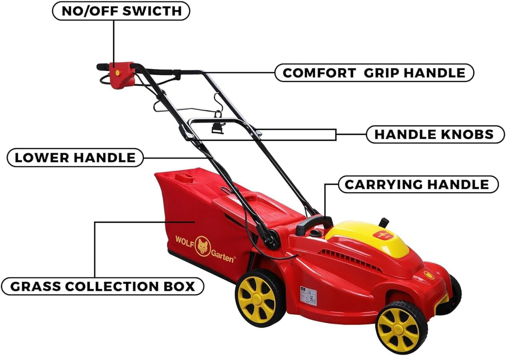 2026 WOLF Garten - Cortacésped eléctrico A 370 E; 37 cm, 18AKHJH2650