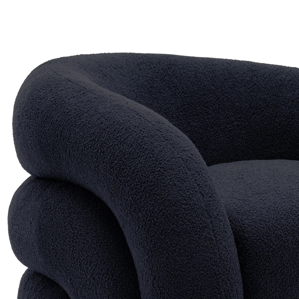 2026 New360" Swivel Accent Chair for Living Room, Boucle Barrel Armchair Single Sofa Chair Reading Chair, Sage Green
