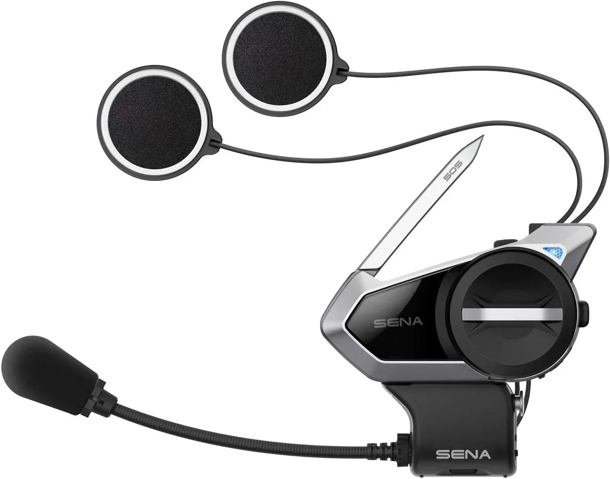 2026 NewSena 50S-01 Motorcycle Mesh Intercom Bluetooth Headset Communication System (Discontinued)