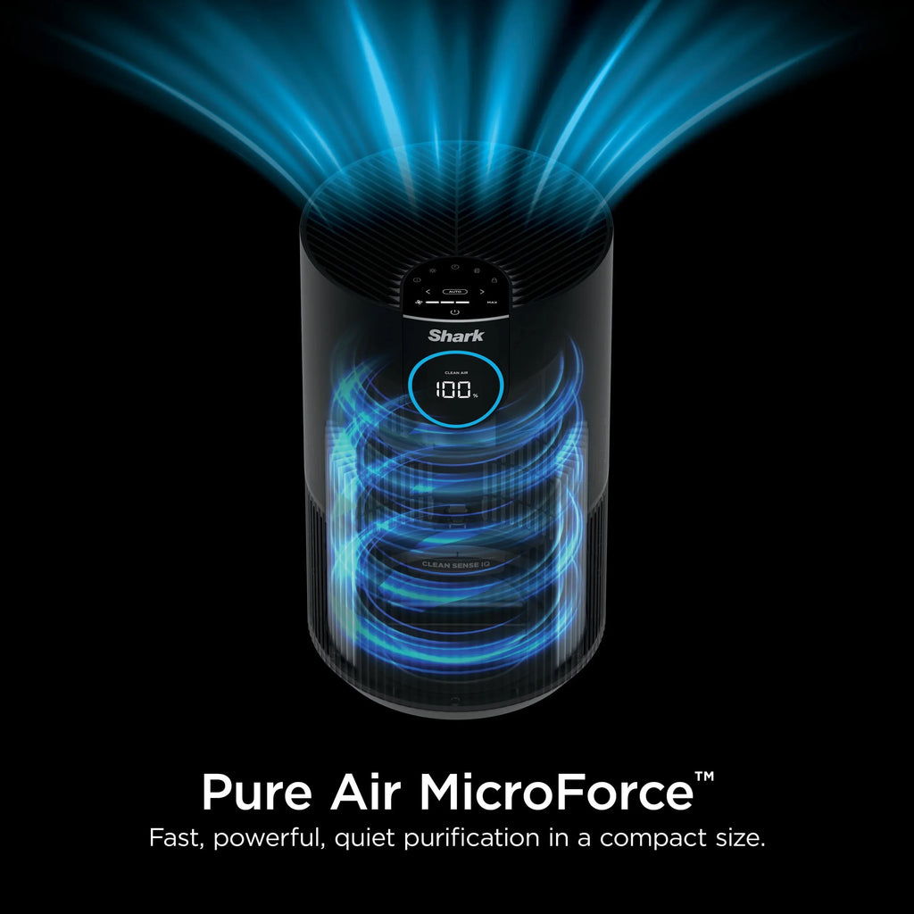 2026 NewShark Air Purifier with Nanoseal HEPA, Cleansense IQ, Odor Lock, Cleans up to 500 Sq. ft, Charcoal Grey, HP100
