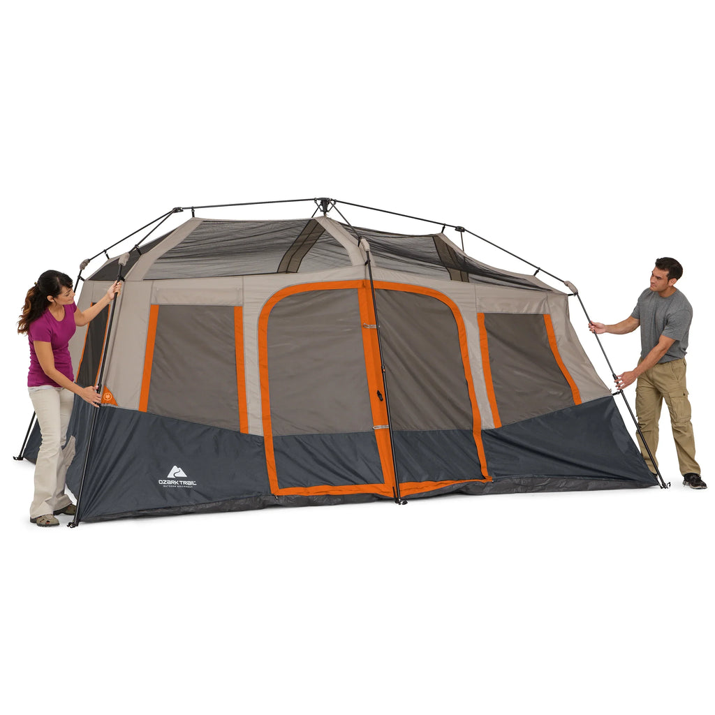 2026 NewOzark Trail 10-Person Instant Cabin Tent �C 2-Room Family Camping Tent with Rainfly