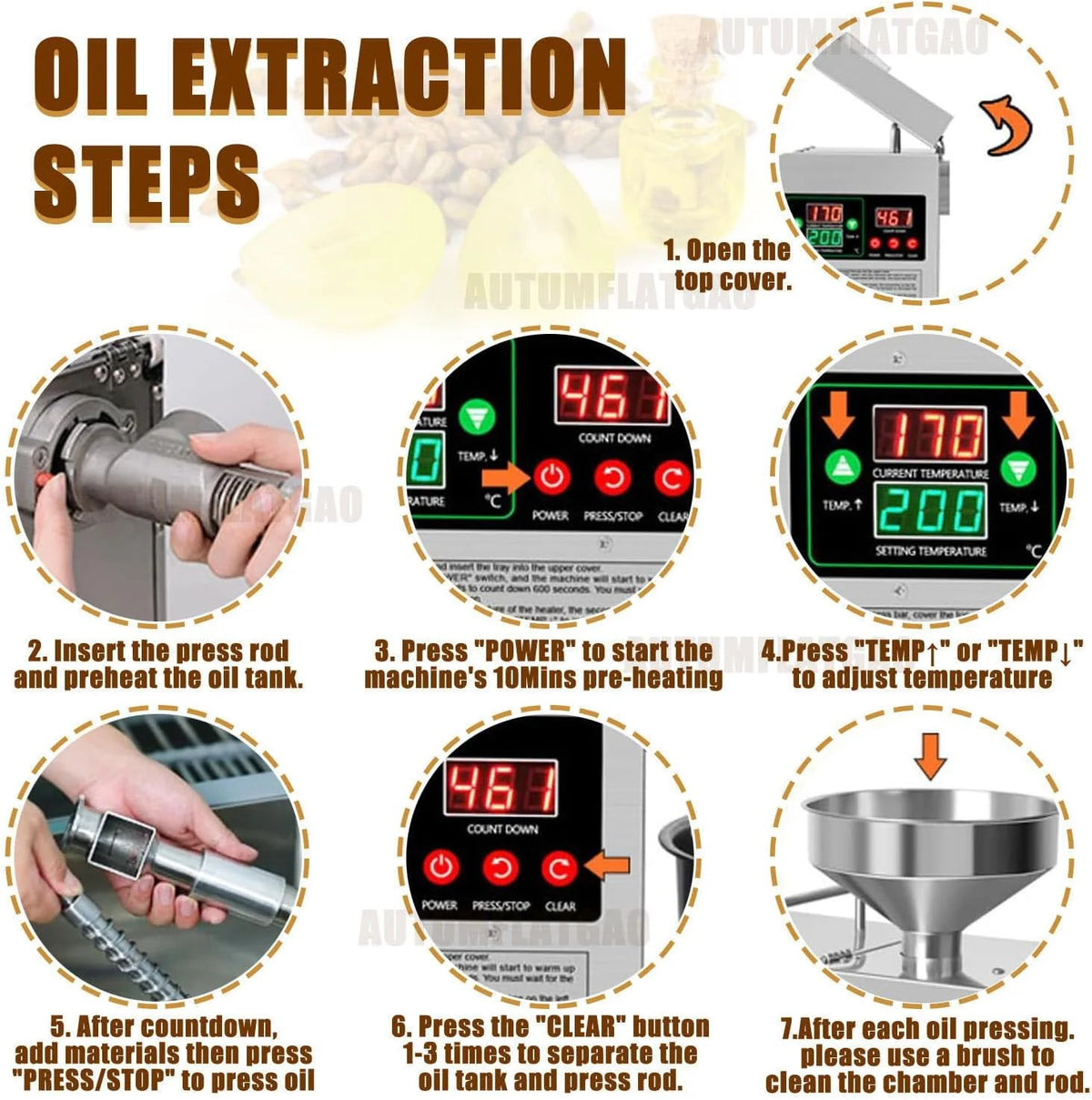 2026 Prensa Aceite Oliva Automática De 820W, Maquina Cortar Aceitunas En Frío Y Caliente para El Hogar, Extractor De Aceite Eléctrico para Aceitunas, Cacahuetes, Sésamo, Soja Y Nueces