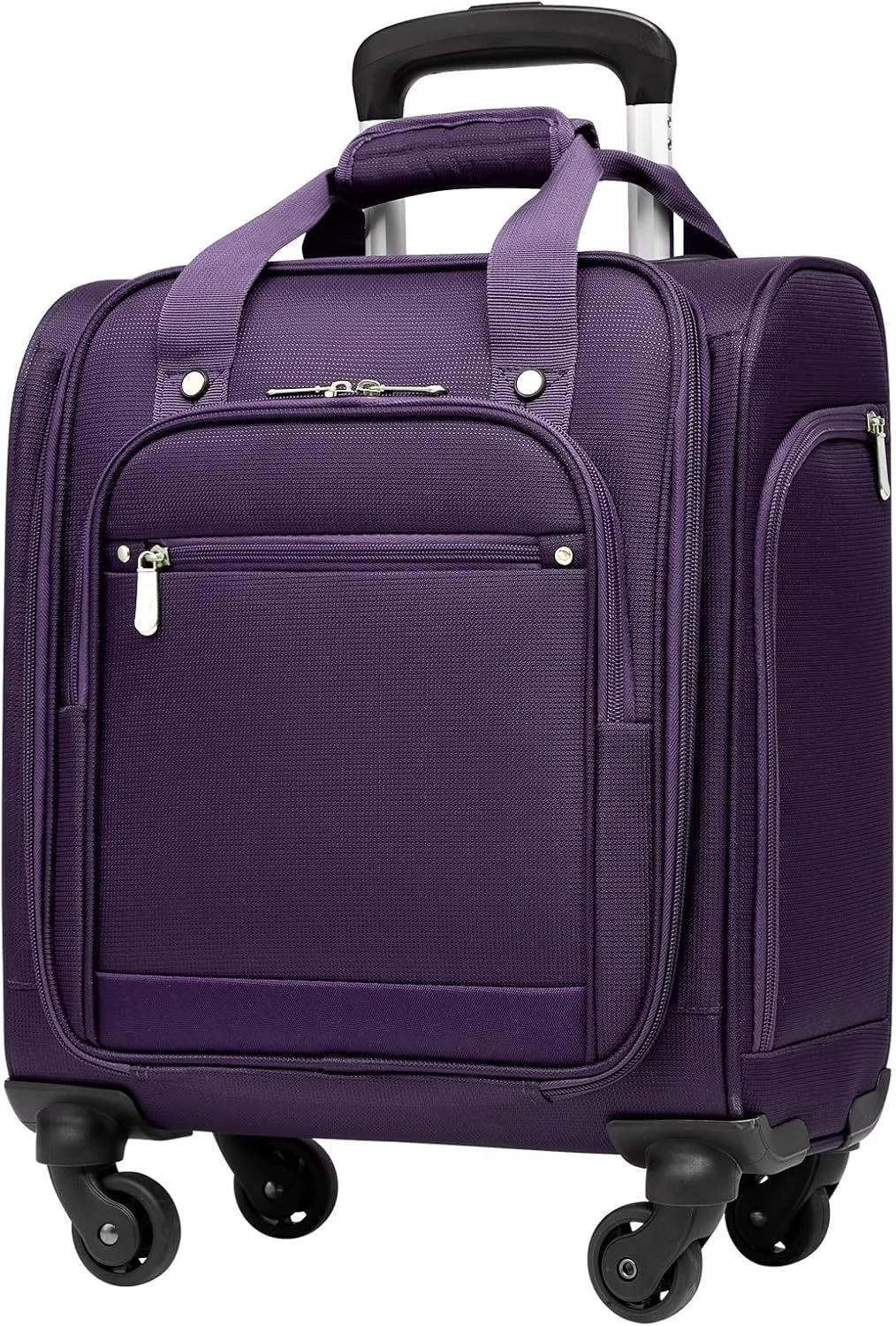 2026 NewUnderseat Carry On Luggage Softside Lightweight Rolling Travel Bag Spinner Suitcase