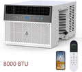 2026 New8000Btus Window Air Conditioner Over the Sill AC Up to 370 Sq.Ft With Remote & App