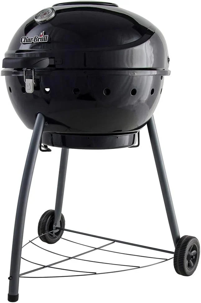 2026 Char-Broil Kettleman Barbacoa de carbón con tecnología TRU-Infrared y bandeja de cenizas extraíble, para exterior, jardín y patio