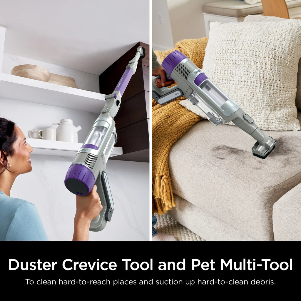 2026 NewShark PowerDetect Cordless Stick Vacuum, Multi-Surface, with DuoClean Detect Nozzle and MultiFLEX Wand, Up to 60 Mins Runtime, IP1250 Blue