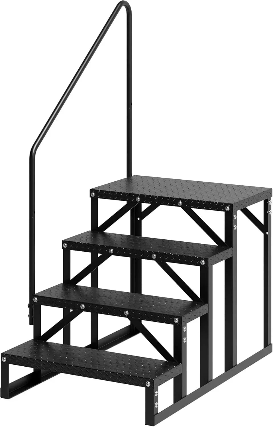 2026 NewGarvee 3 Steps Anti-Slip RV Steps, 26.7 in x 47.9 in, Alloy Steel