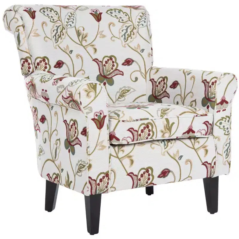 2026 Sillón decorativo tapizado de 1 plaza, beige/verde/azul/rojo