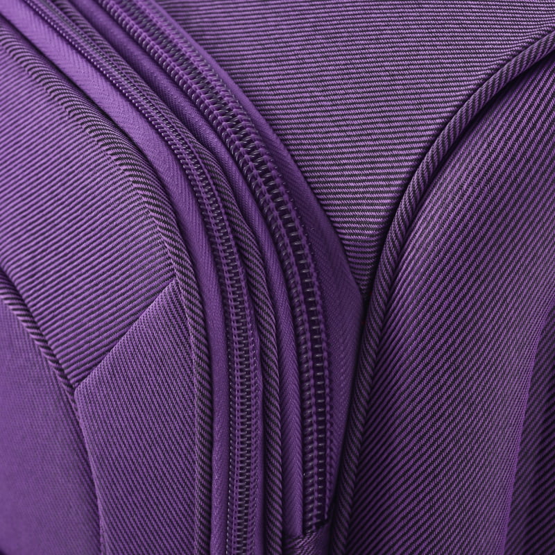2026 NewSoftside Luggage Expandable 3 Piece Set Suitcase Upright Spinner Softshell Lightweight Luggage Travel Set