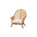 2026 Newbali & pari Lisabon Bohemian Light Honey Rattan Arm Chair