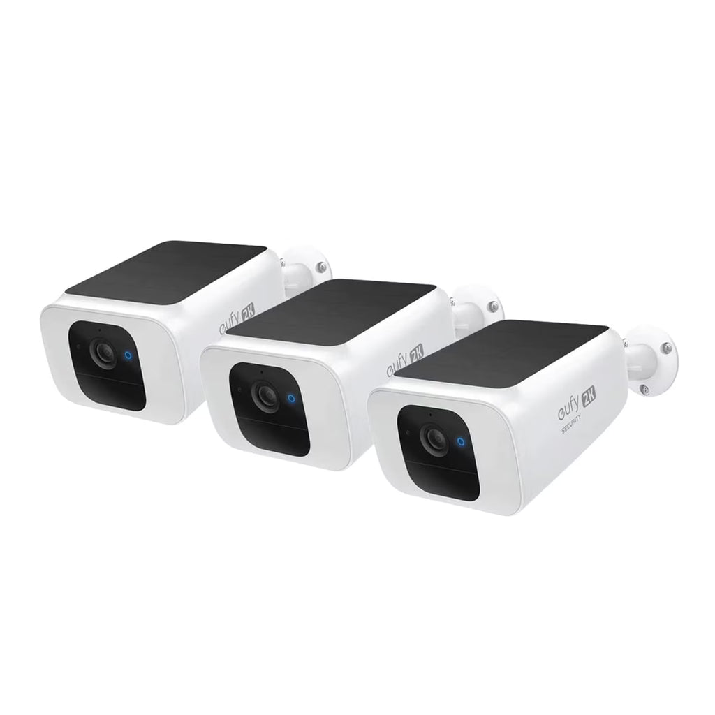 2026 NewEufy SoloCam S230 Solar Security Camera S40, 4K UHD, 4-Cam Kit, White, 4-Pack