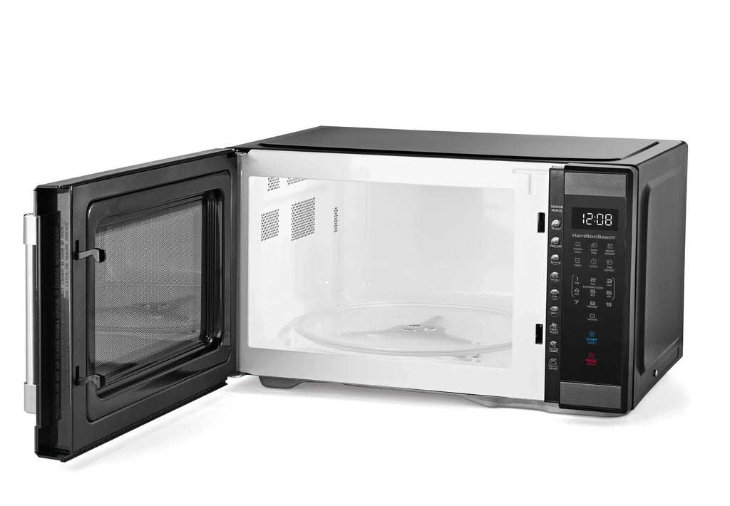 2026 NewHamilton Beach 1.1 cu ft Countertop Microwave Oven, Black and Stainless Steel