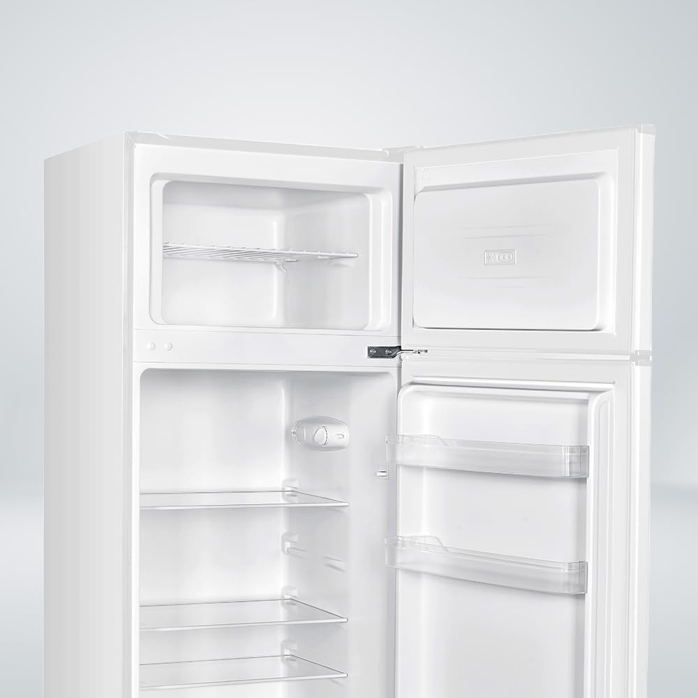 2026 NILSON Frigorífico 2 Puertas Blanco NF145500E. Capacidad 206 Litros, Puerta Reversible, Bajo Nivel Sonoro, Eficiencia Energética Clase E