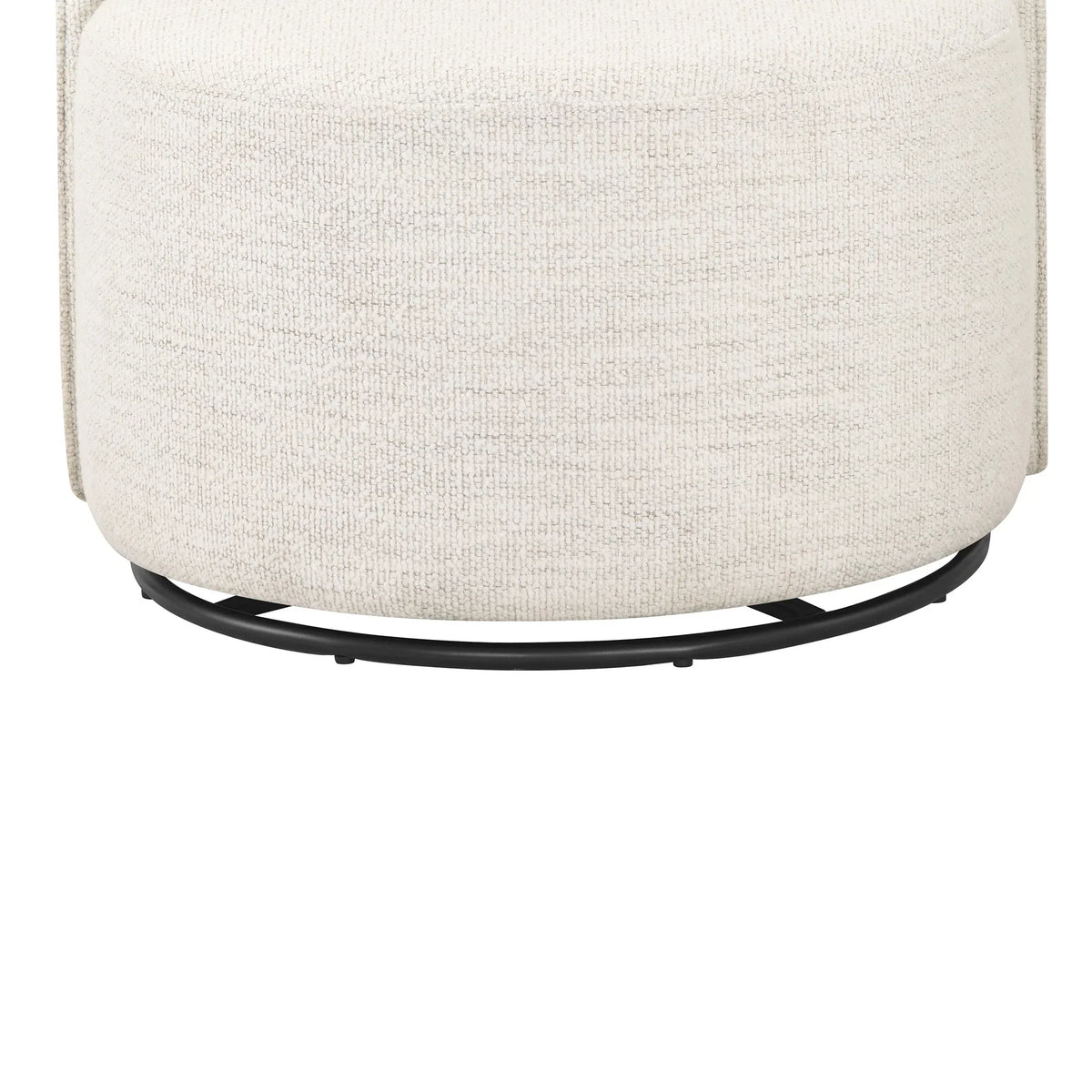 2026 NewBetter Homes & Gardens Juliet Modern Arch Swivel Accent Chair, Cream Boucle